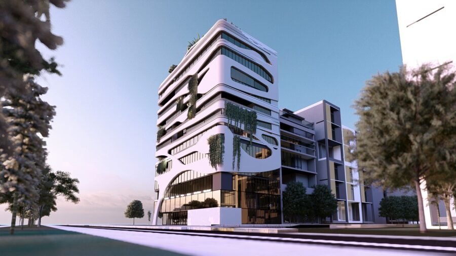 Ground+12 Building